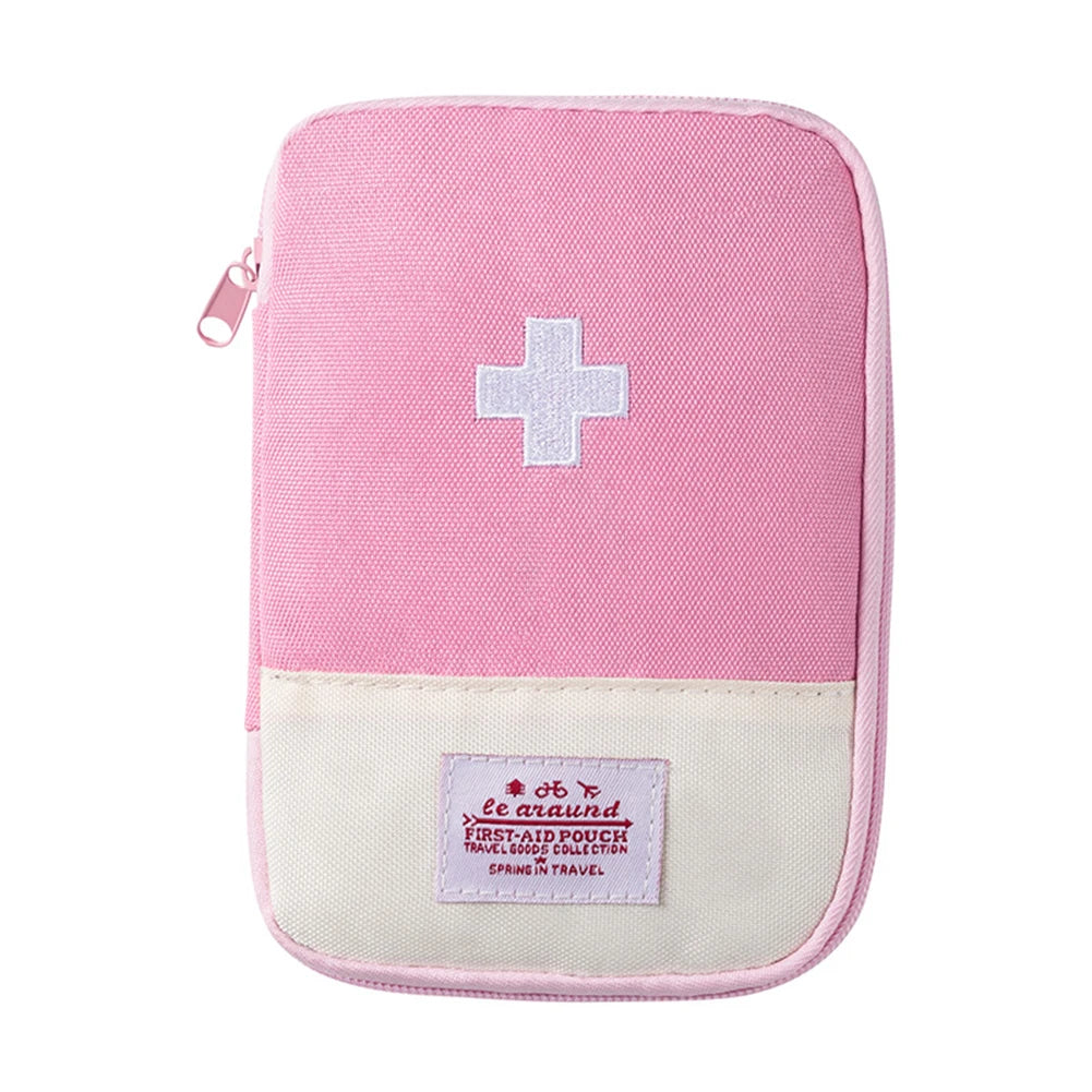 Portable Emergency Medicine Bag – Mini First Aid Kit Storage for Camping & Travel